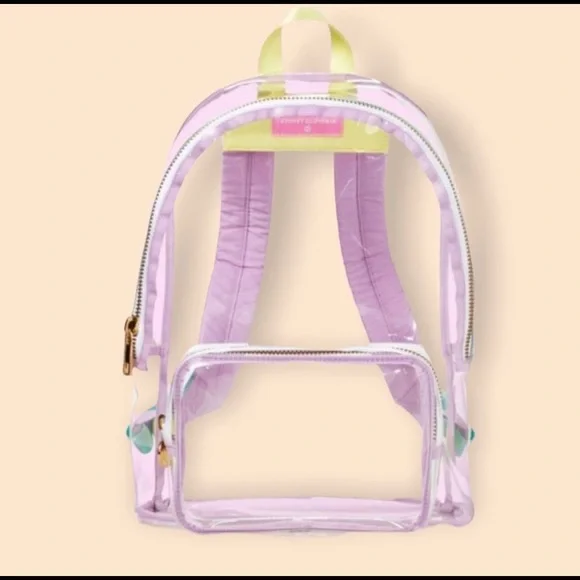 Stoney Clover Lane Transparent Backpack Stoney Clover Lane x Target Transparent Clear & Lavender  main image 3